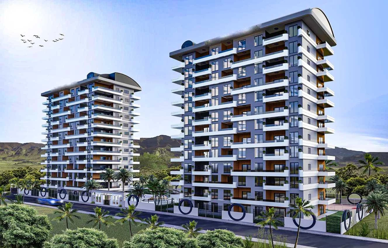 housebind Квартира планировки 2+1 в современном комплексе Махмутлар/Аланья