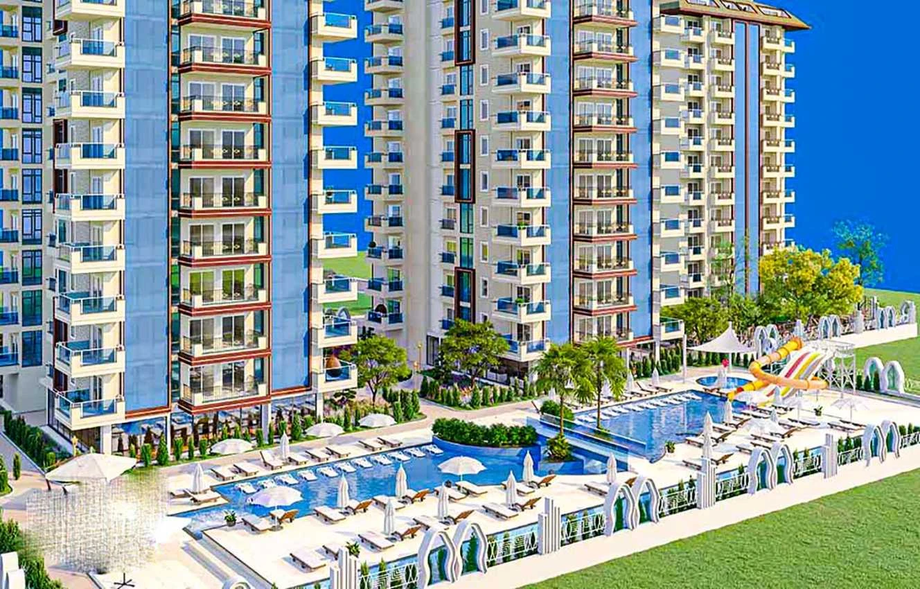 housebind Грандиозный проект квартира 2 + 1 в Махмутлар /Аланья