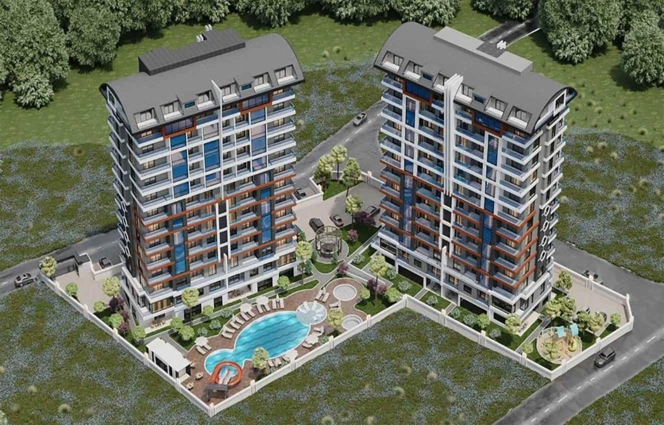 housebind В новом комплексе квартира 2 + 1 Махмутлар /Аланья