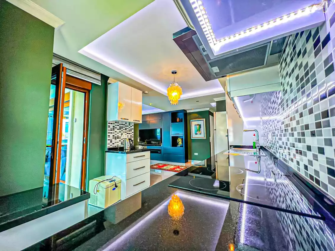 housebind Квартира дуплекс 4 + 1 с мебелью Оба /Аланья