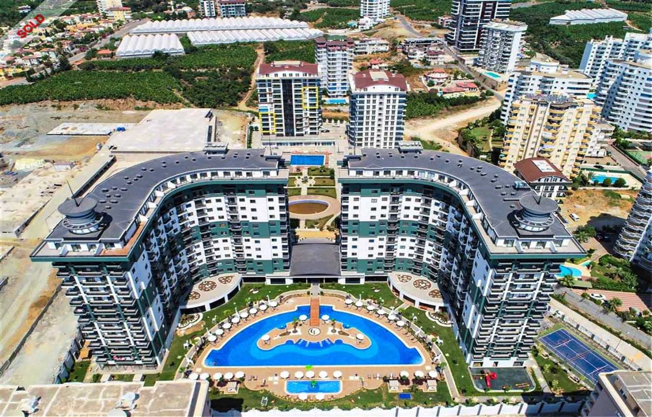 housebind Новый жилой комплекс класса люкс квартира 1 + 1 Махмутлар Аланья