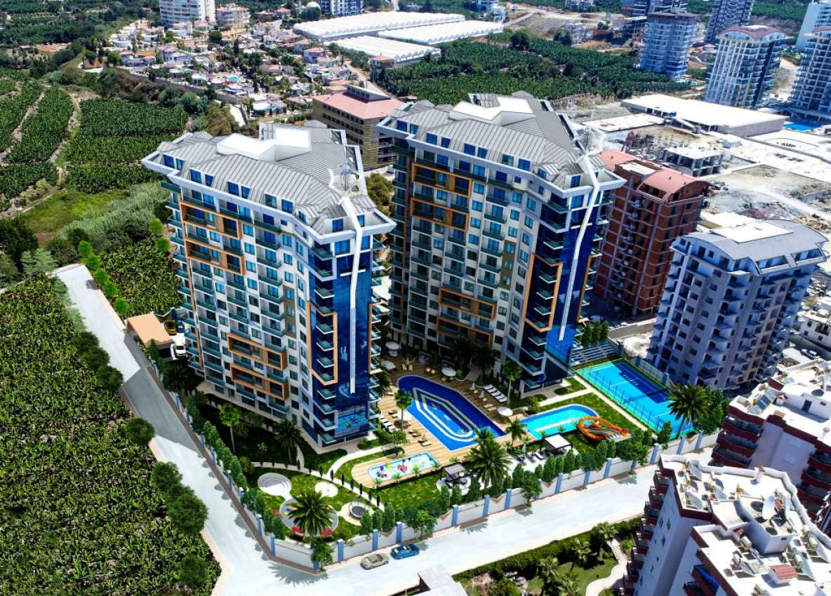 housebind Квартира 1 + 1 в многофункциональном  комплексе Махмутлар /Алания
