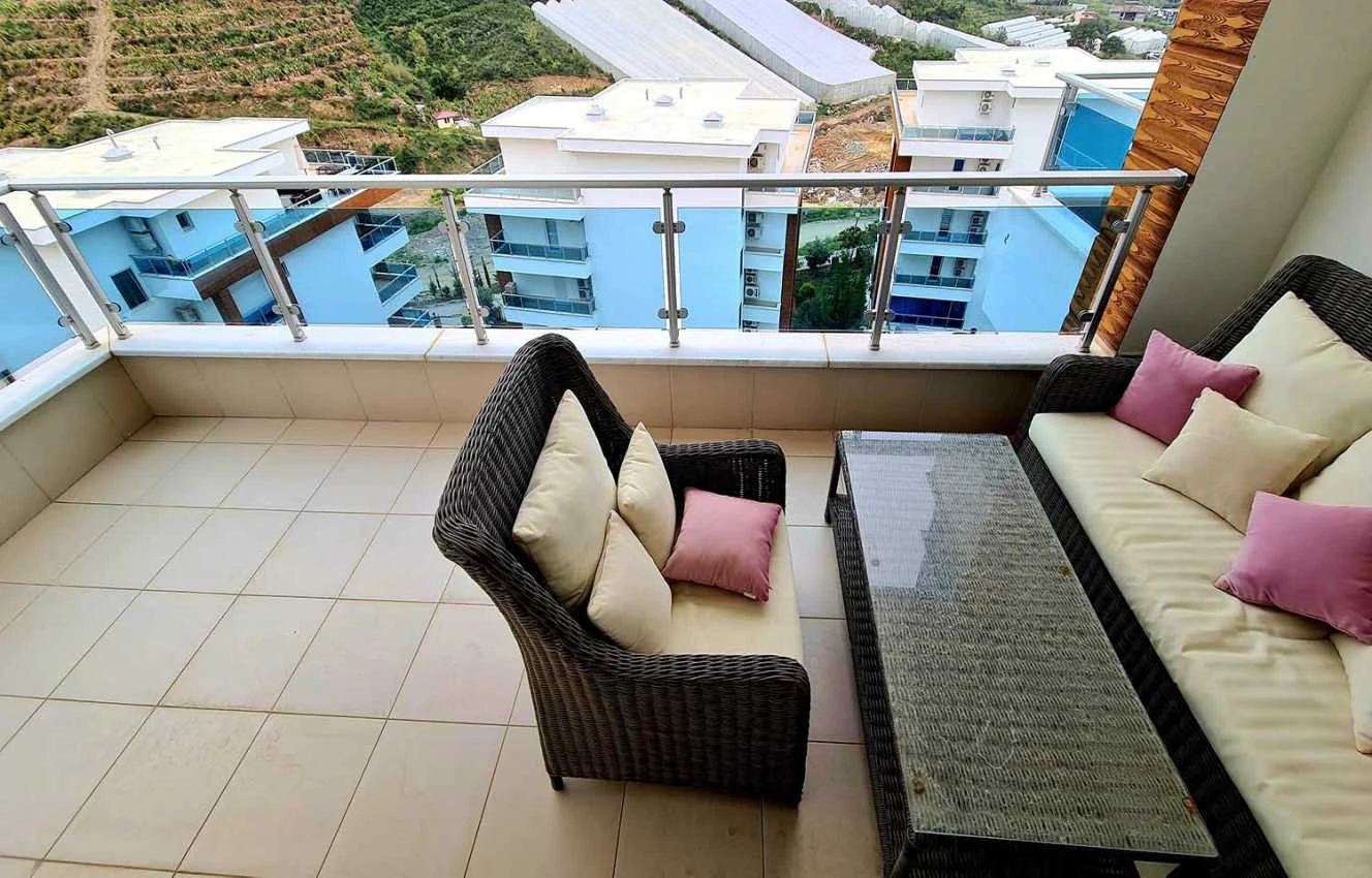 housebind В шикарном комплексе 3 + 1 с мебелью  в районе Каргыджак /Алания