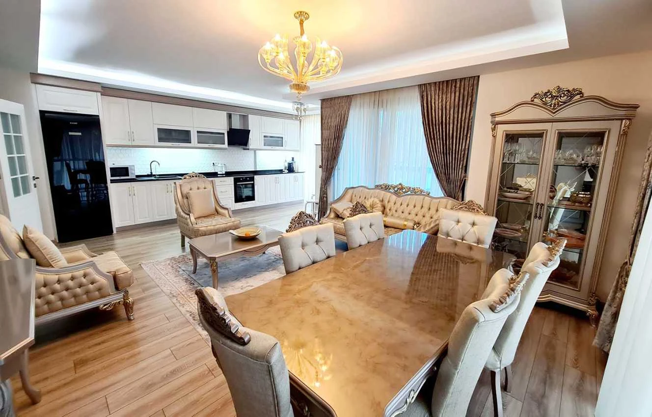 housebind Квартира планировки 3+1 Дуплекс в жилом комплексе Махмутлар /Алания