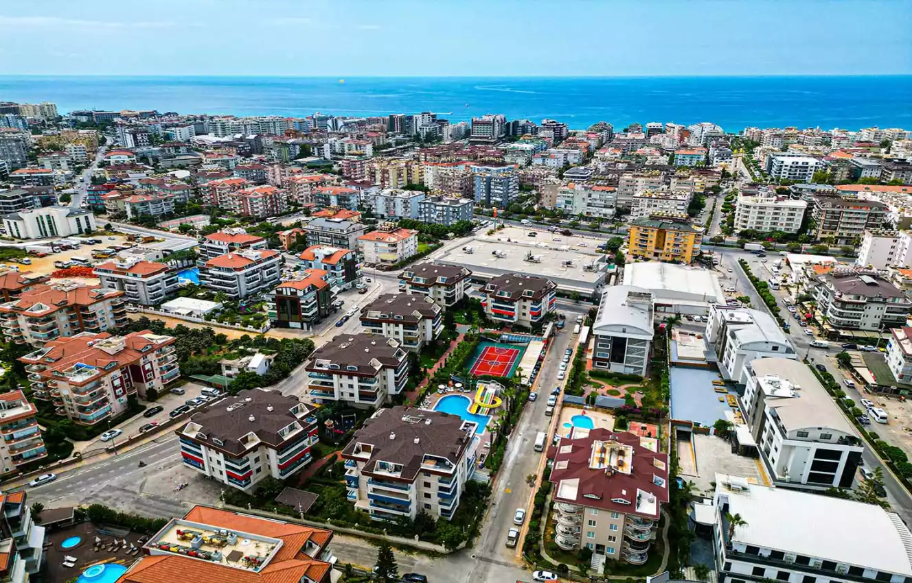 housebind Квартира дуплекс 4 + 1 с мебелью Оба /Аланья