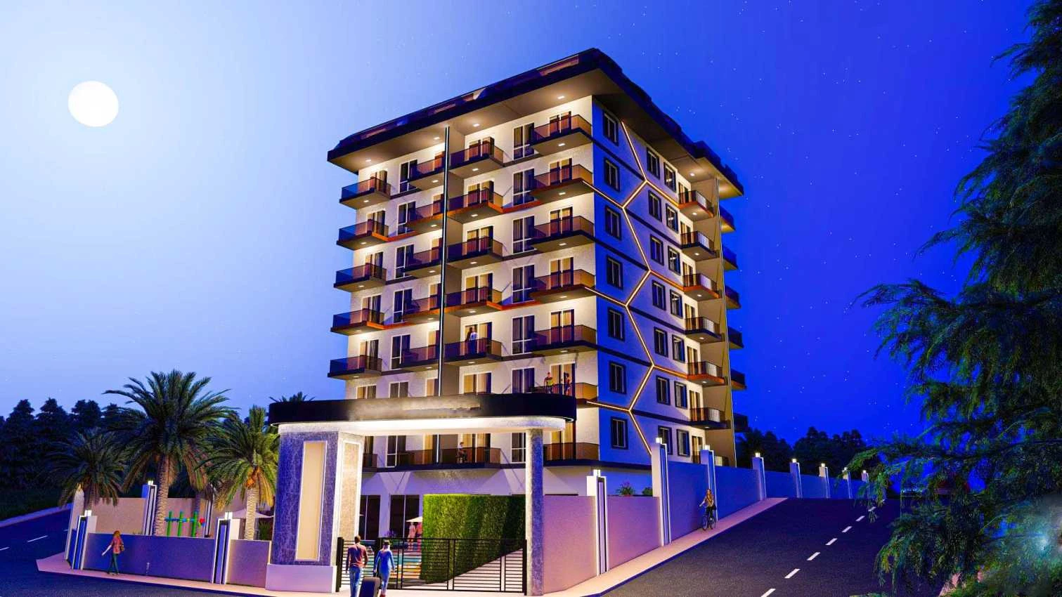 housebind Новый проект две квартиры 1 + 1 в Авсаллар /Алания