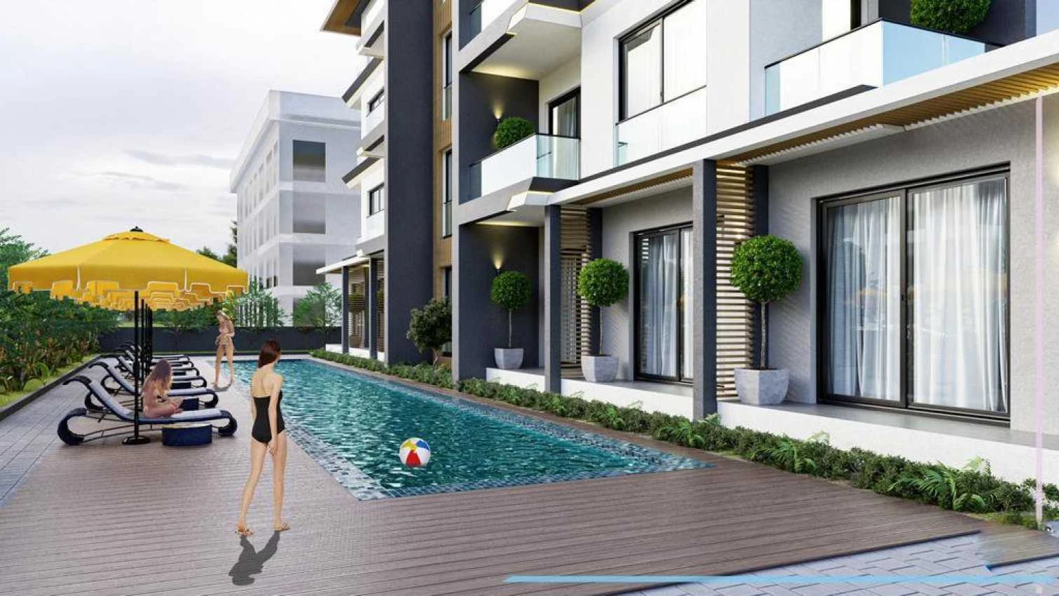 housebind Новый проект шикарного жилого комплекса в Анталии / Алтынташ