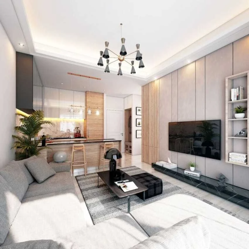 housebind Квартира 1 + 1 в многофункциональном  комплексе Махмутлар /Алания
