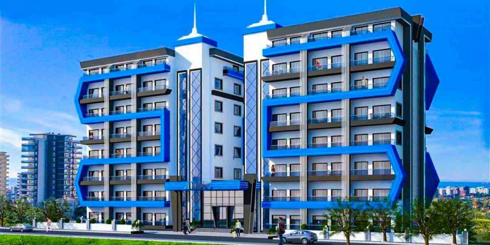 housebind Дуплекс 2+1 с мебелью в современном комплексе Махмутлар /Алания