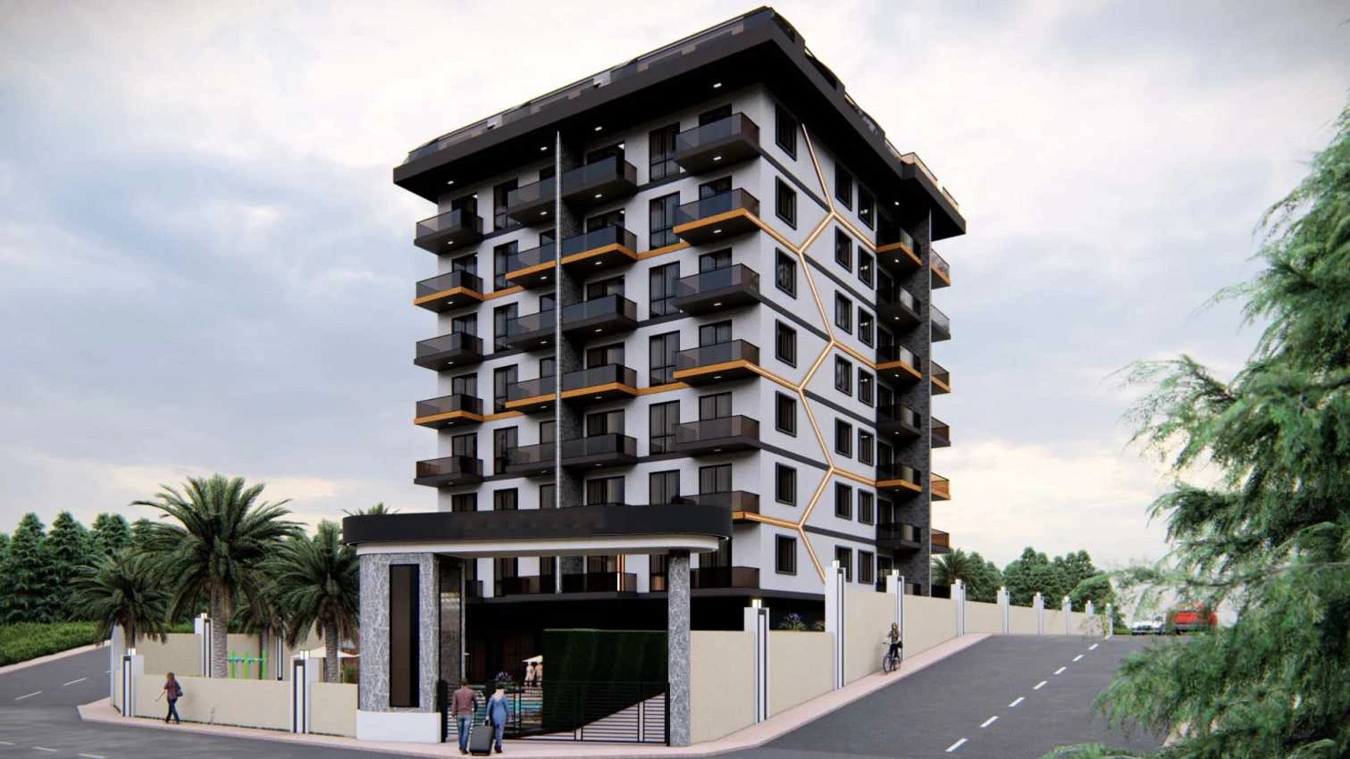 housebind Новый проект две квартиры 1 + 1 в Авсаллар /Алания