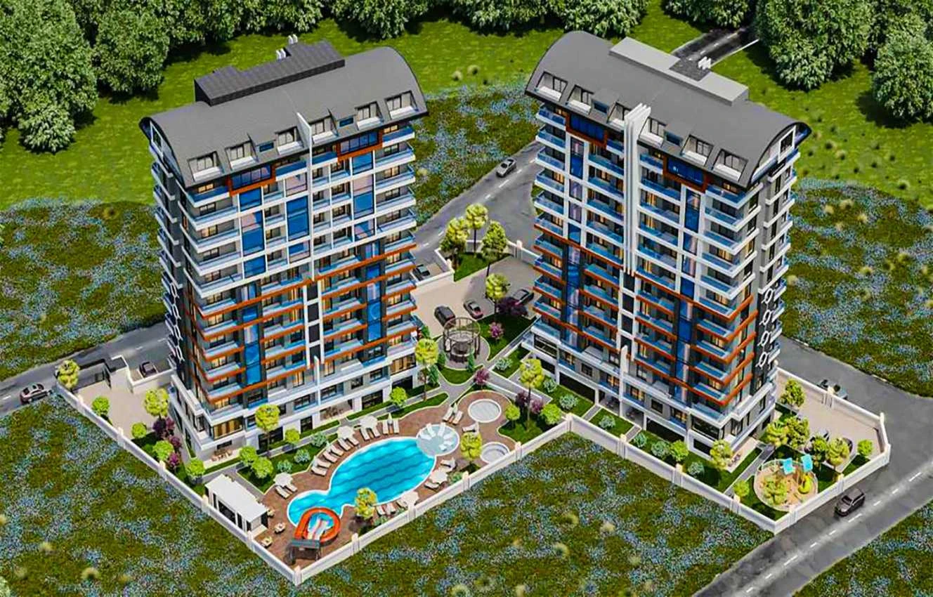 housebind Квартира 2 + 1 с шикарным видом Махмутлар/Алания
