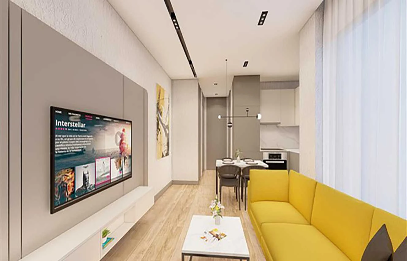 housebind Квартира 1 + 1 по доступной цене в Каргыджак /Алания