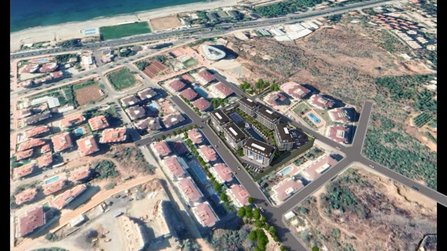 housebind Продается квартира планировки 1+1 в новом современном комплексе Кестель /Алания