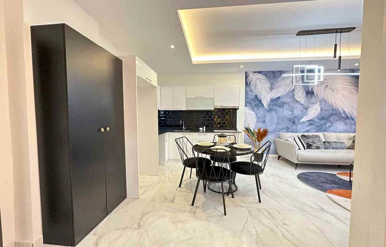 housebind Продается квартира планировки 1+1 в новом современном комплексе Кестель /Алания