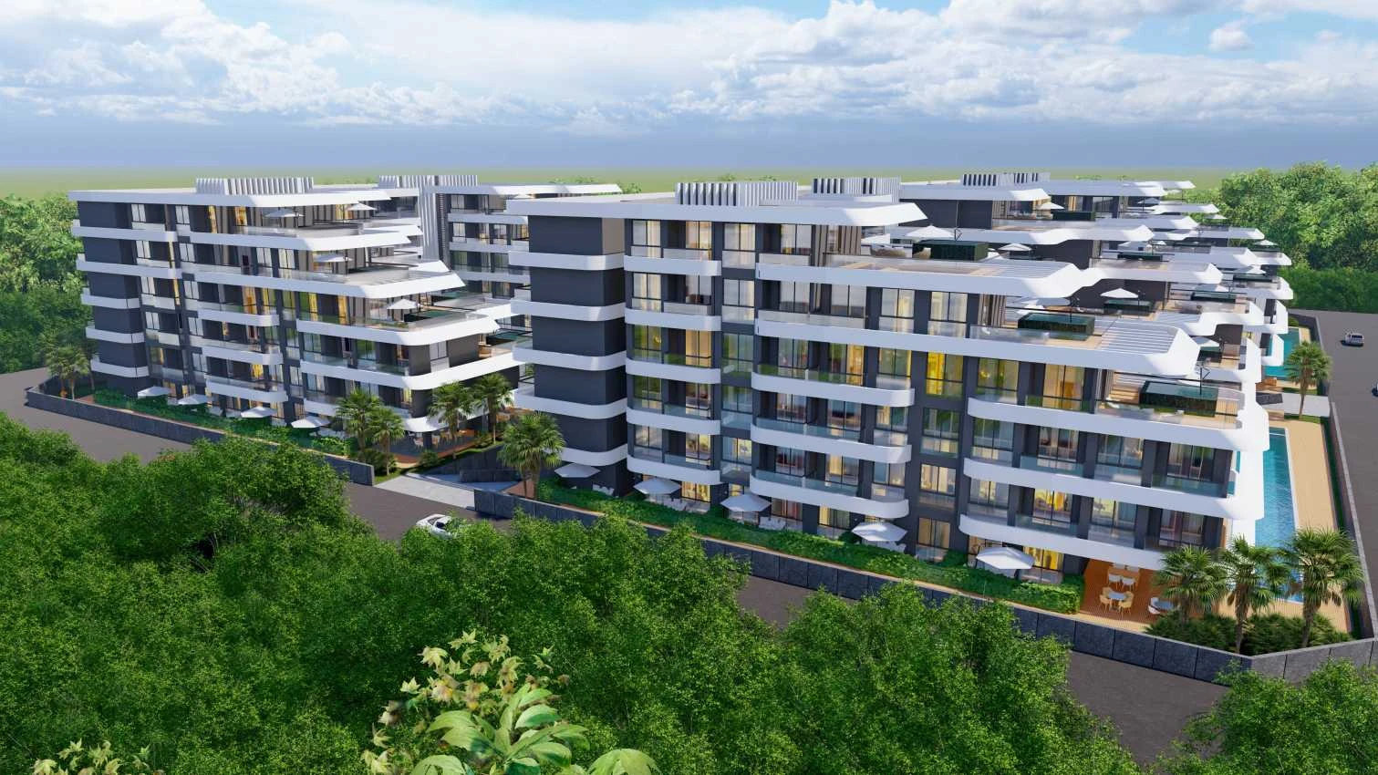 housebind Элитный проект с шикарной архитектурой Анталия /Алтынташ