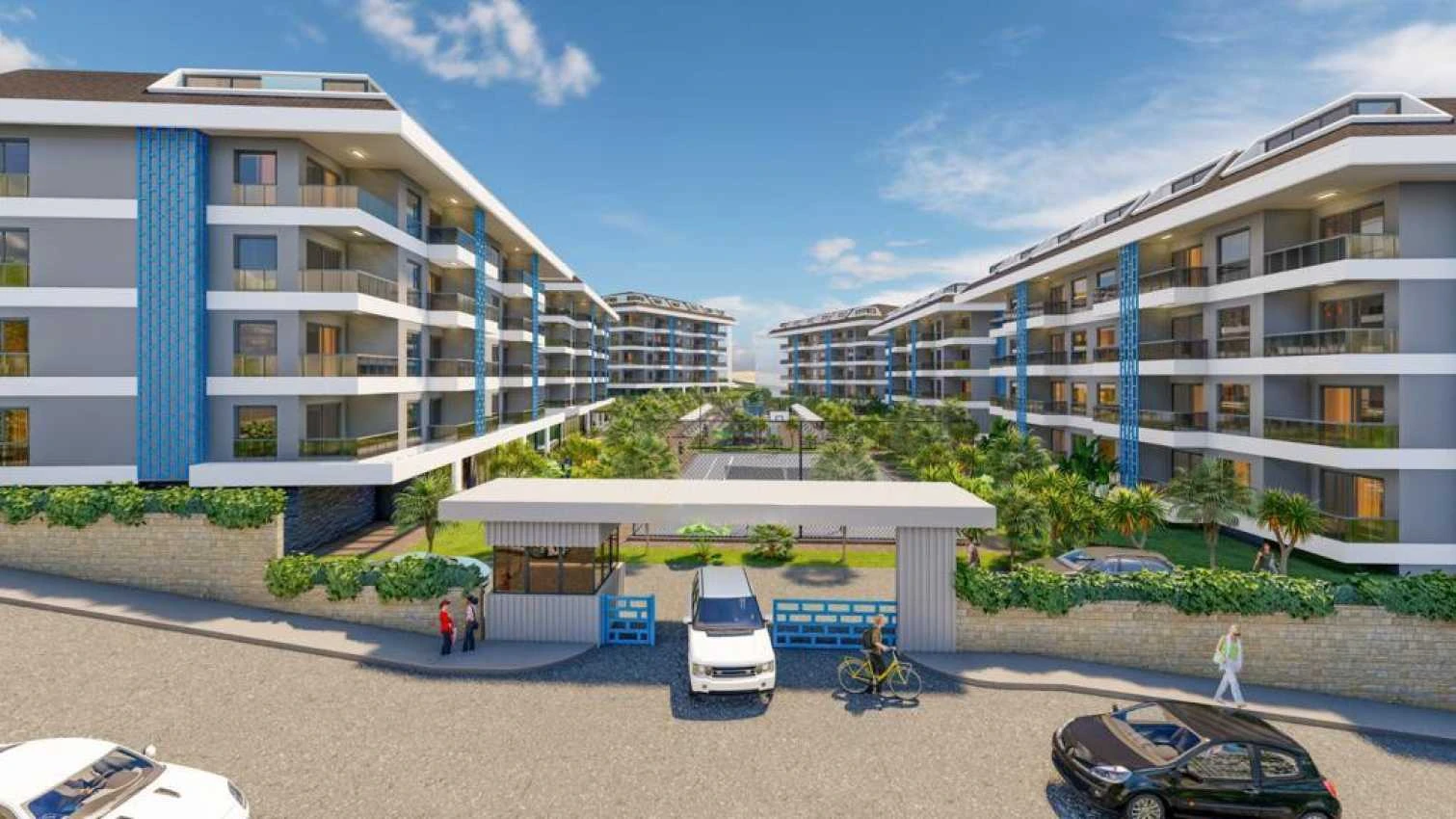 housebind Продается квартира планировки 1+1 в новом современном комплексе Кестель /Алания