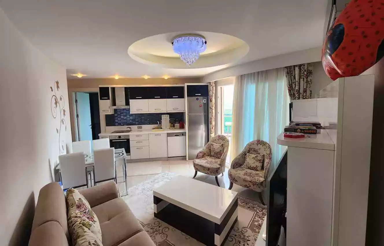 housebind Квартира 1 + 1 с мебелью в шикарном комплексе в Махмутлар/Алания