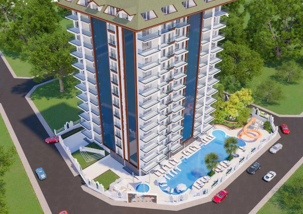 housebind Квартира 1+ 1 в уютном комплексе Махмутлар /Алания