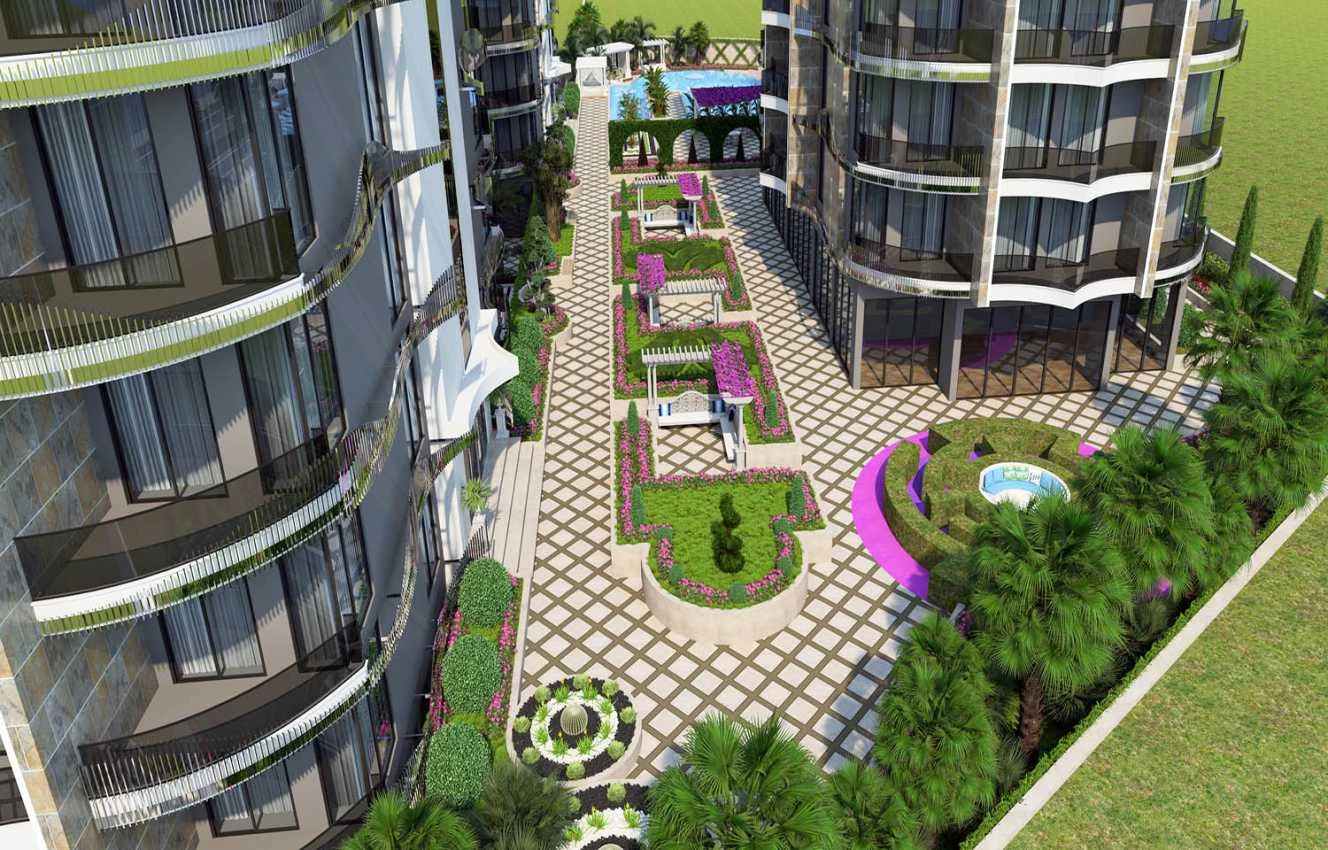 housebind Квартира 1 + 1 на первой линии моря в районе Тосмур /Алания
