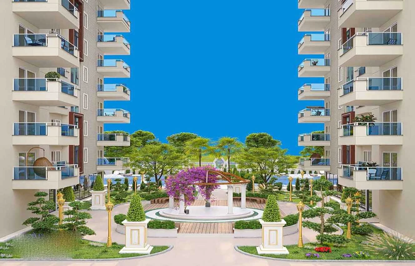 housebind Грандиозный проект квартира 2 + 1 в Махмутлар /Аланья