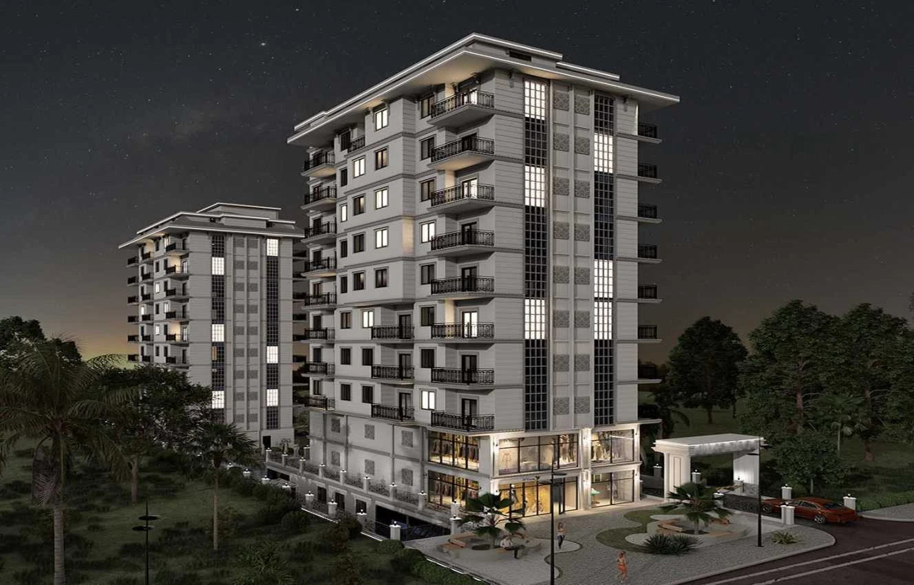 housebind Квартира 1 + 1 на побережье моря в районе Махмутлар/Алания