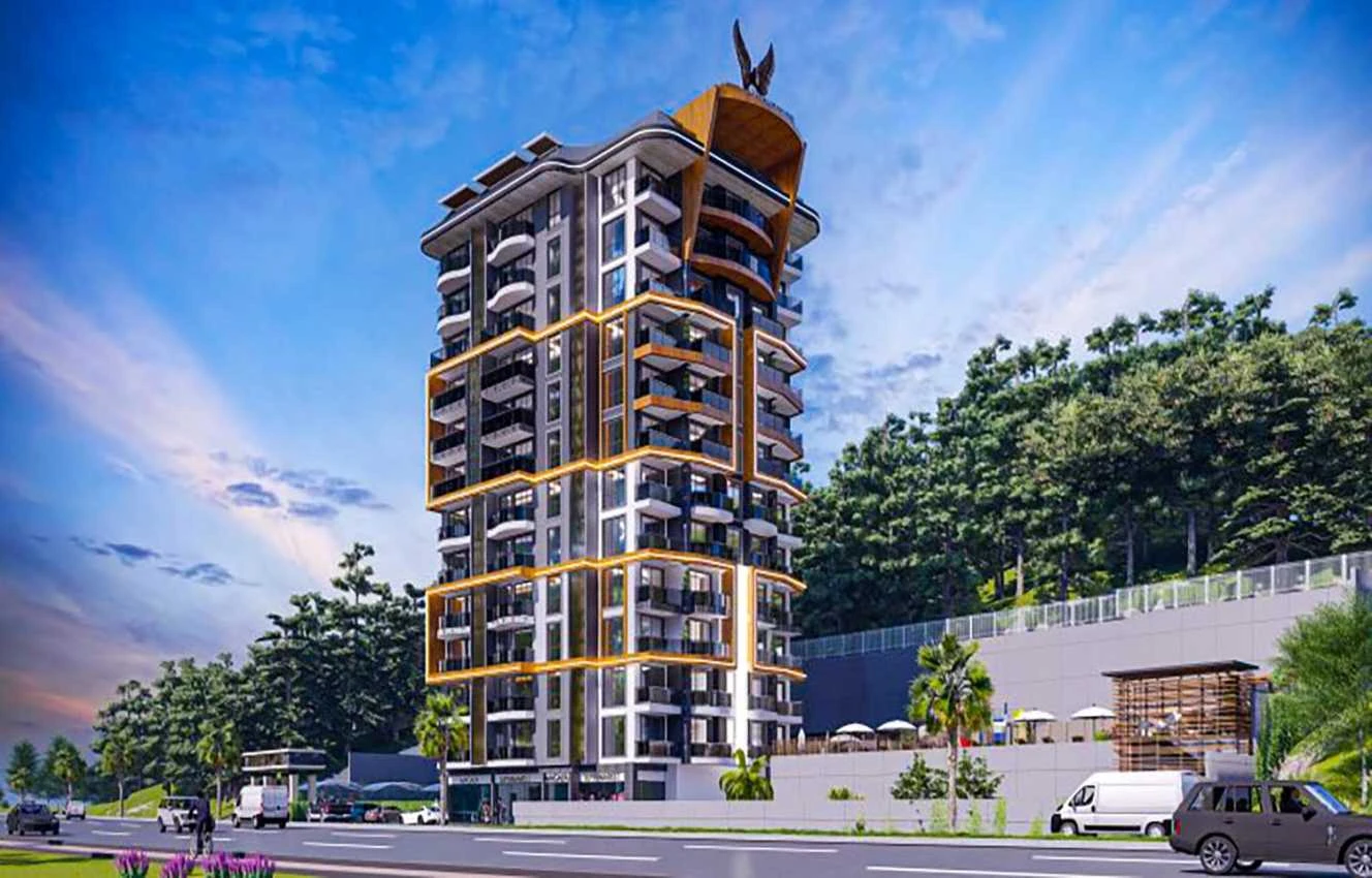 housebind В шикарном комплексе  квартира 1 + 1 Махмутлар /Алания