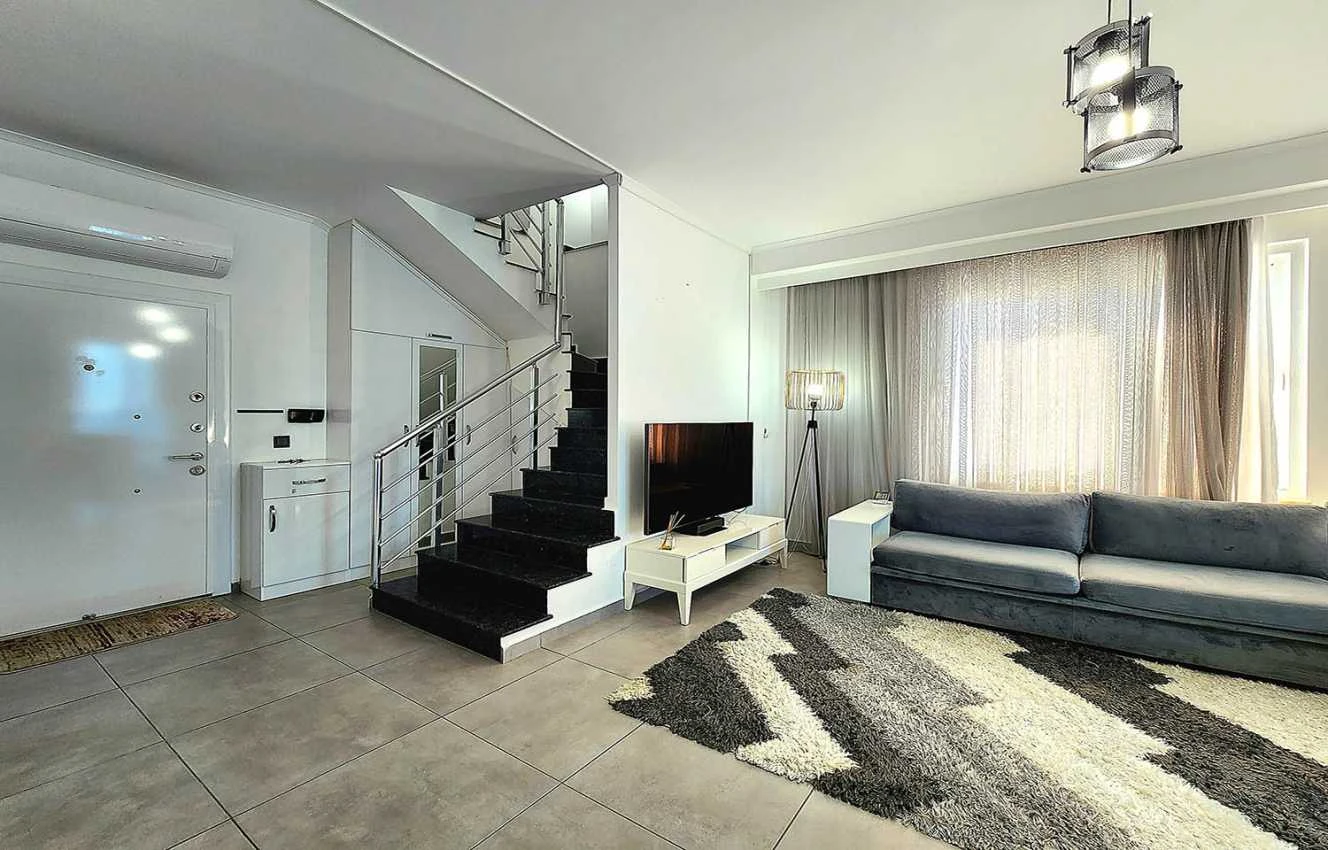 housebind Квартира планировки 2+1 дуплекс с мебелью Махмутлар /Алания