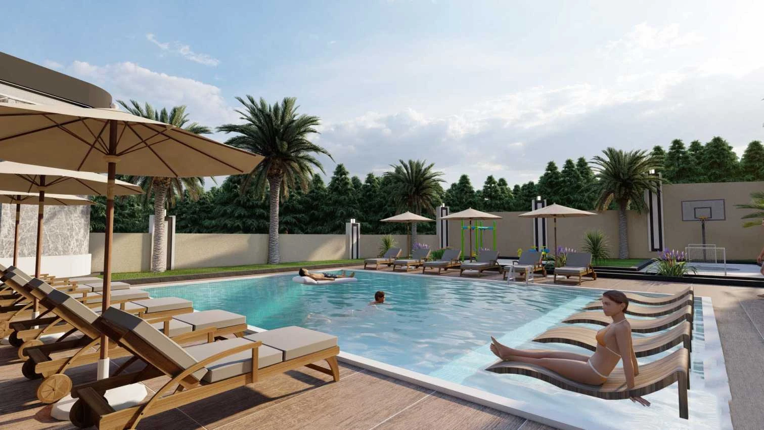 housebind Новый проект две квартиры 1 + 1 в Авсаллар /Алания