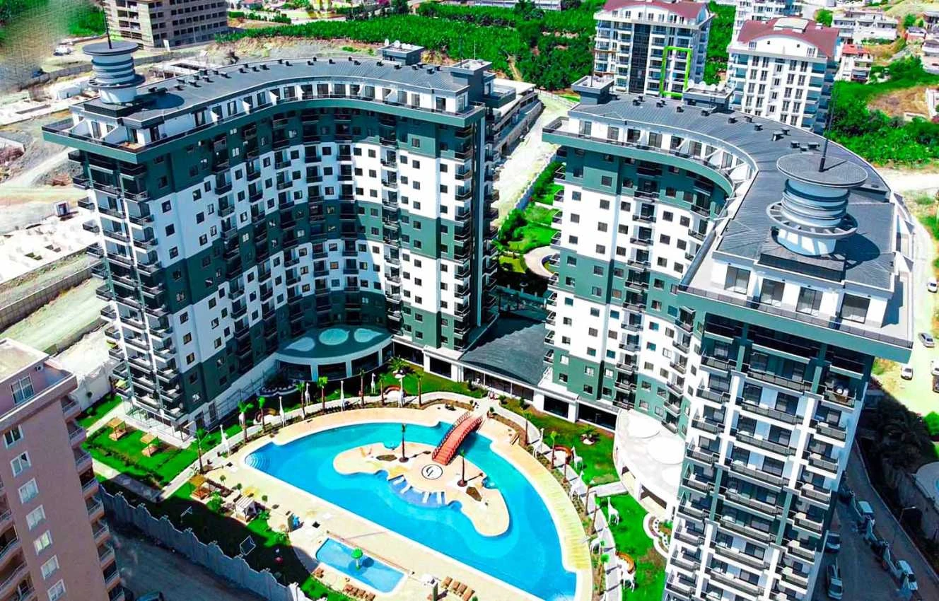 housebind Новый жилой комплекс класса люкс квартира 1 + 1 Махмутлар Аланья