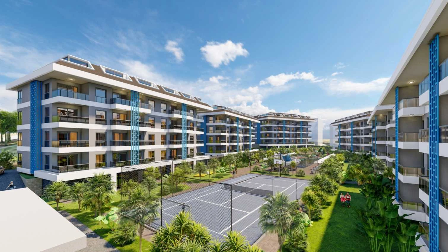 housebind Продается квартира планировки 1+1 в новом современном комплексе Кестель /Алания