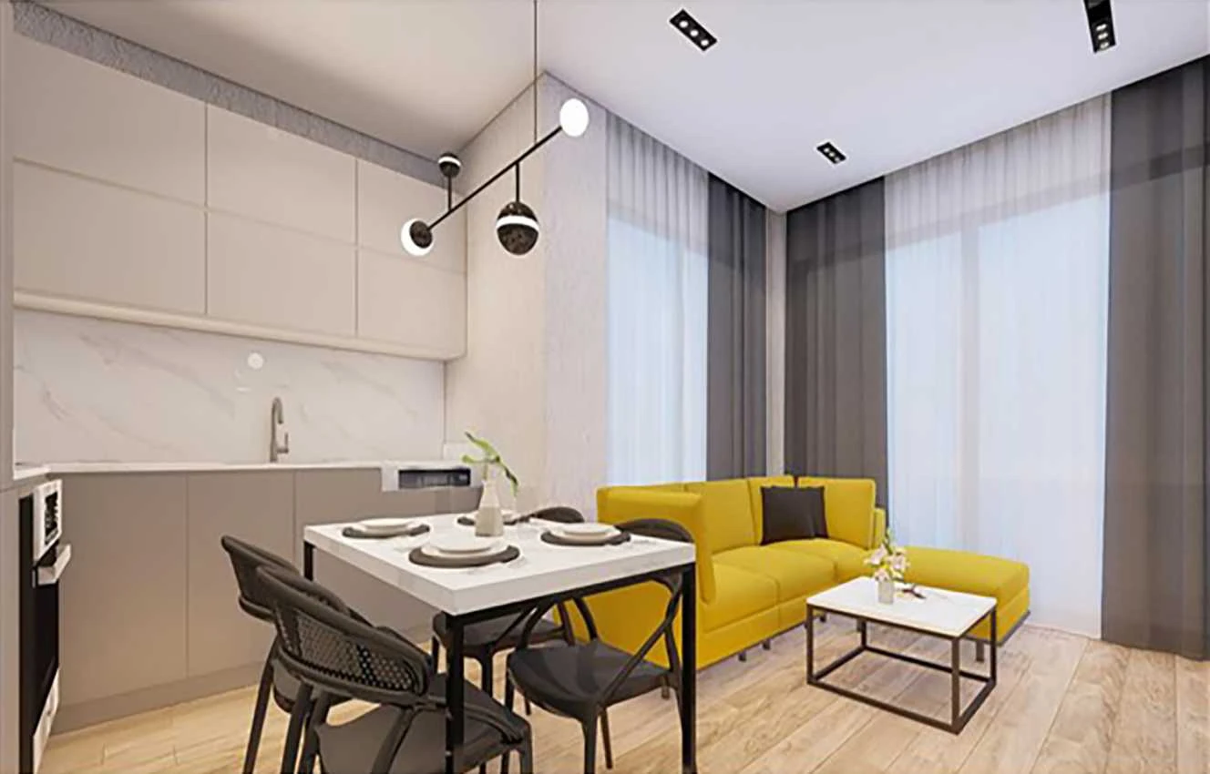 housebind Квартира 1 + 1 по доступной цене в Каргыджак /Алания