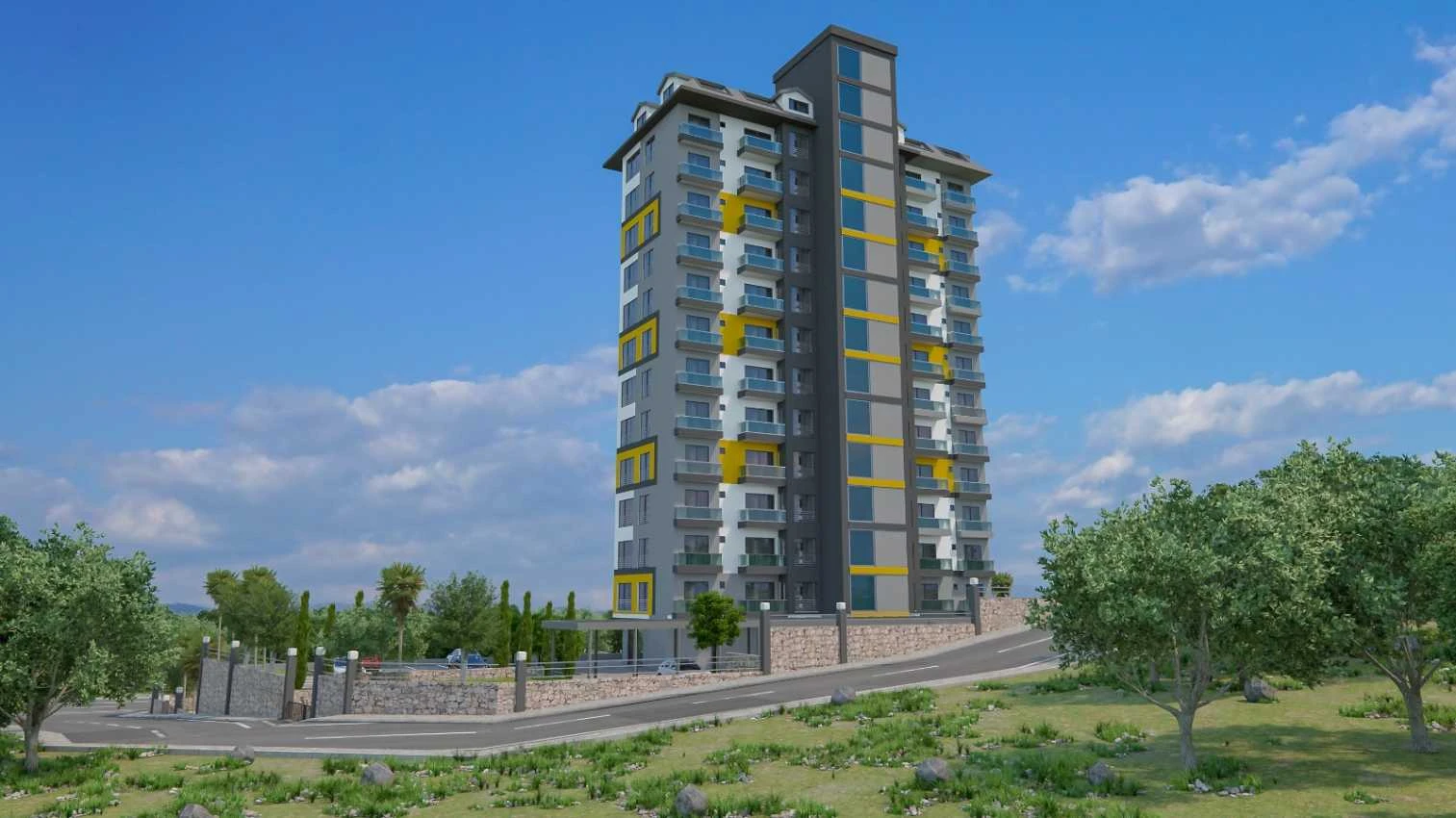 housebind Новый жилой комплекс бизнес-класса 1 + 1 с мебелью Махмутлар /Алания