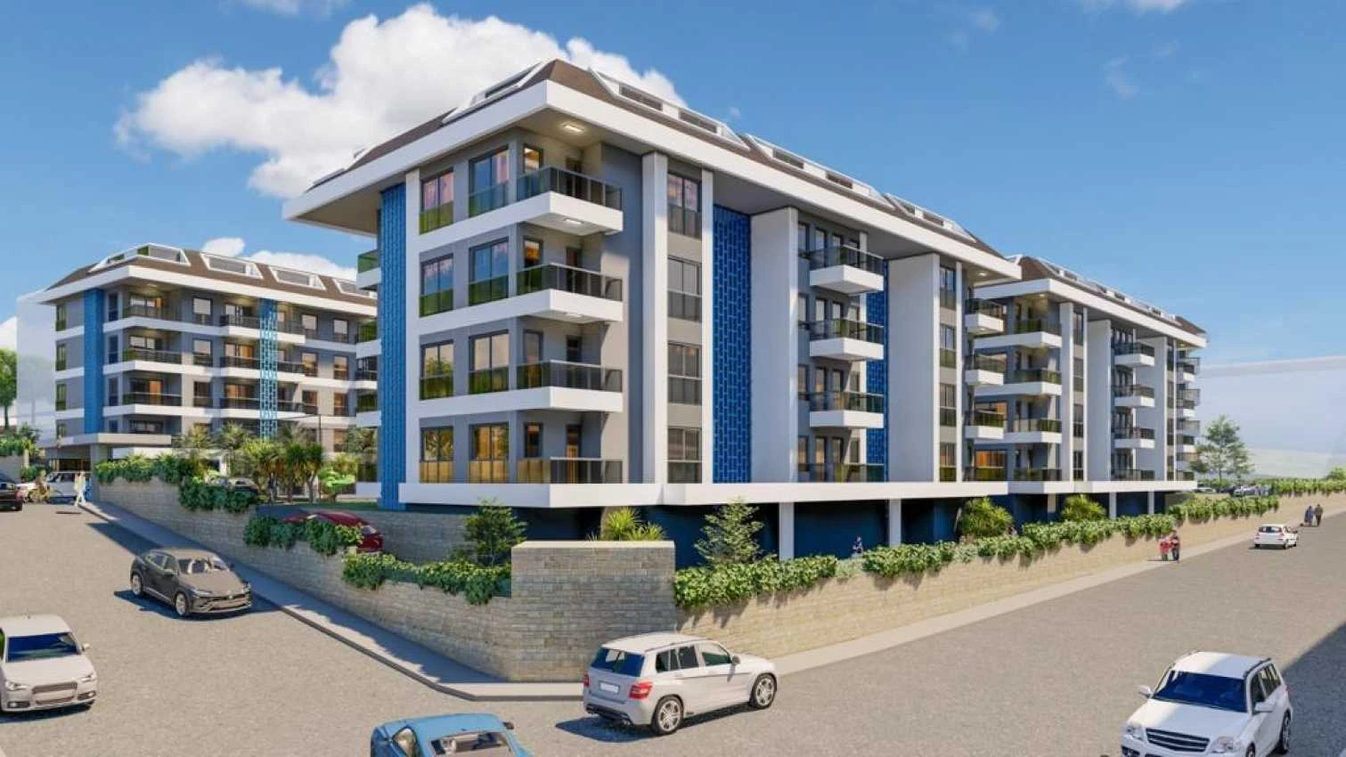 housebind Современном комплексе квартира планировки 1+1  Кестель /Алания